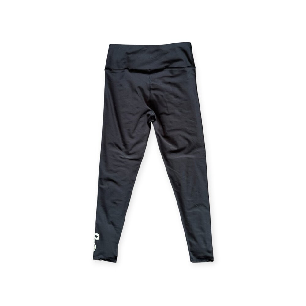 SAGE Collective Black High Rise Leggings Bow Logo Women's Medium